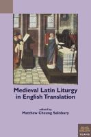 Medieval Latin liturgy in English translation /