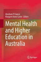 Mental Health and Higher Education in Australia