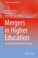 Mergers in Higher Education The Experience from Northern Europe /