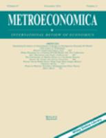 Metroeconomica international review of economics.