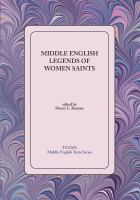 Middle English legends of women saints /