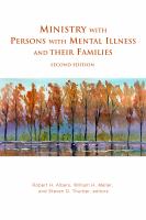 Ministry with persons with mental illness and their families /