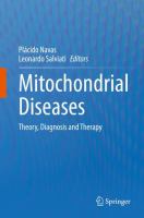 Mitochondrial Diseases Theory, Diagnosis and Therapy /