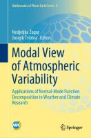 Modal View of Atmospheric Variability Applications of Normal-Mode Function Decomposition in Weather and Climate Research  /