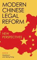 Modern Chinese legal reform : new perspectives /