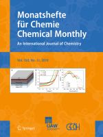 Monatshefte für Chemie Chemical monthly.