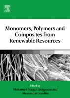 Monomers, polymers and composites from renewable resources