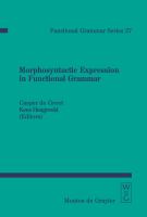 Morphosyntactic expression in functional grammar