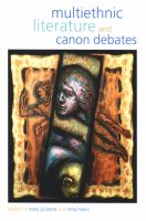 Multiethnic literature and canon debates