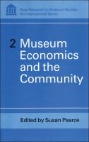 Museum economics and the community