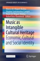 Music as Intangible Cultural Heritage Economic, Cultural and Social Identity /