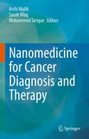 Nanomedicine for Cancer Diagnosis and Therapy