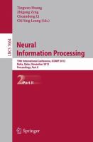Neural Information Processing 19th International Conference, ICONIP 2012, Doha, Qatar, November 12-15, 2012, Proceedings, Part II /