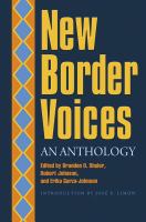 New border voices : an anthology /