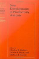 New developments in productivity analysis