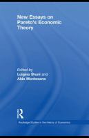 New essays on Pareto's economic theory