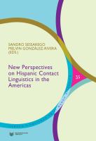 New perspectives on Hispanic contact linguistics in the Americas /