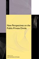 New perspectives on the public-private divide