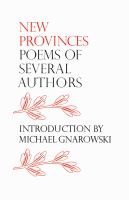 New provinces : poems of several authors /