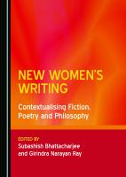 New women's writing contextualising fiction, poetry and philosophy /