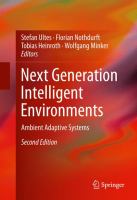 Next Generation Intelligent Environments Ambient Adaptive Systems /