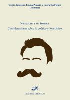 Nietzsche y su sombra consideraciones sobre lo poético y lo artístico /