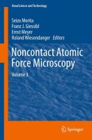 Noncontact Atomic Force Microscopy Volume 3 /