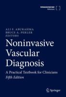 Noninvasive Vascular Diagnosis A Practical Textbook for Clinicians /