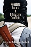 Nonstate actors in intrastate conflicts /