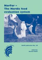 NorFor - The Nordic feed evaluation system /