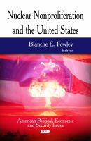 Nuclear nonproliferation and the United States