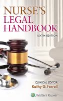 Nurse's legal handbook