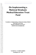 On implementing a national graduate medical education trust fund