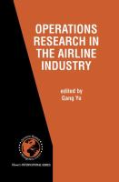 Operations research in the airline industry