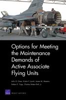 Options for meeting the maintenance demands of active associate flying units