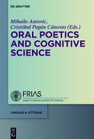 Oral poetics and cognitive science