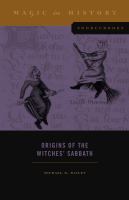 Origins of the Witches' Sabbath /