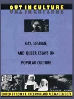 Out in culture gay, lesbian, and queer essays on popular culture /