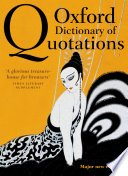 Oxford dictionary of quotations