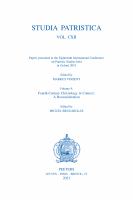 Papers presented at the Eighteenth International Conference on Patristic Studies held in Oxford 2019. a reconsideration  /