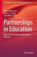 Partnerships in Education Risks in Transdisciplinary Educational Research /