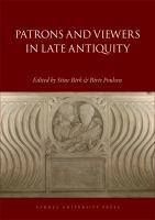 Patrons and viewers in late antiquity /