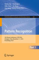 Pattern Recognition 7th Chinese Conference, CCPR 2016, Chengdu, China, November 5-7, 2016, Proceedings, Part I /