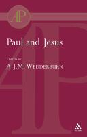 Paul and Jesus collected essays /