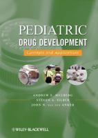 Pediatric drug development concepts and applications /