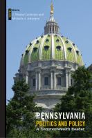 Pennsylvania politics and policy a commonwealth reader /