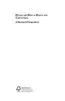 People and work in events and conventions a research perspective /