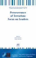 Perseverance of terrorism focus on leaders /