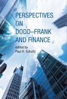 Perspectives on Dodd-Frank and finance