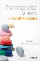 Pharmaceutical analysis for small molecules